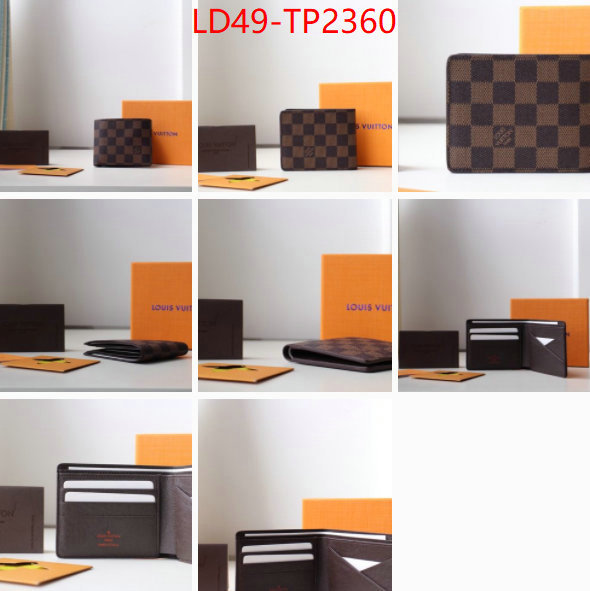 LV Bags(TOP)-Wallet,ID: TP2360,$: 49USD