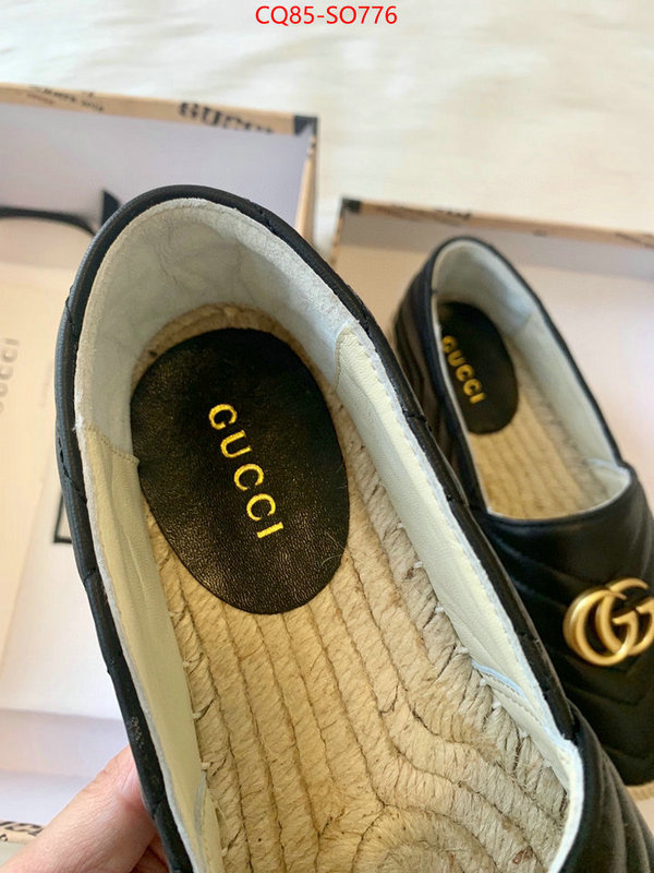 Women Shoes-Gucci,best quality replica , ID: SO776,$: 85USD