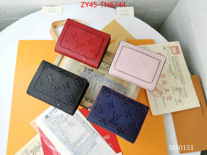 LV Bags(4A)-Wallet,ID: TN6744,$: 45USD