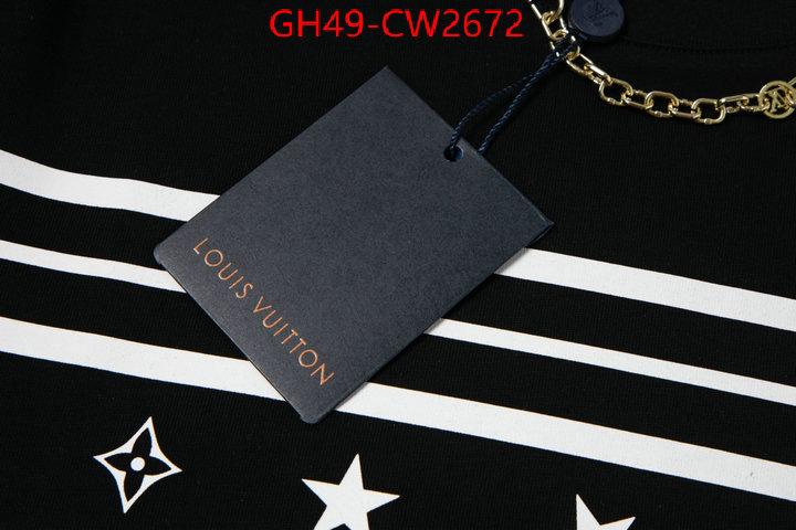 Clothing-LV,designer fake , ID: CW2672,$: 49USD