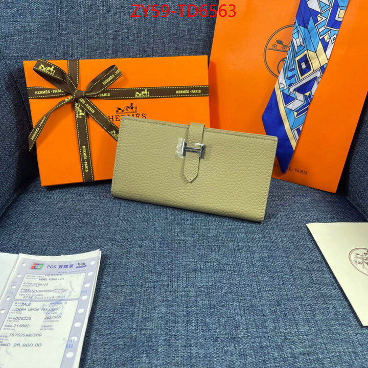 Hermes Bags(4A)-Wallet-,the best quality replica ,ID: TD6563,$: 59USD