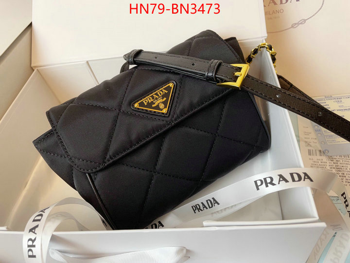 Prada Bags(4A)-Diagonal-,top fake designer ,ID: BN3473,$: 79USD