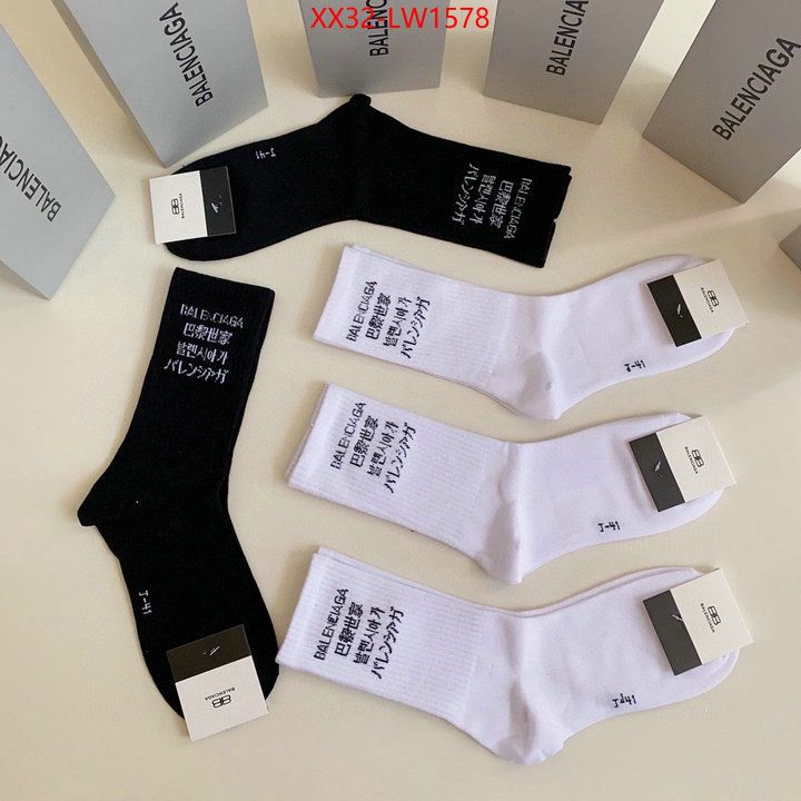 Sock-Balenciaga,luxury 7 star replica , ID: LW1578,$: 32USD