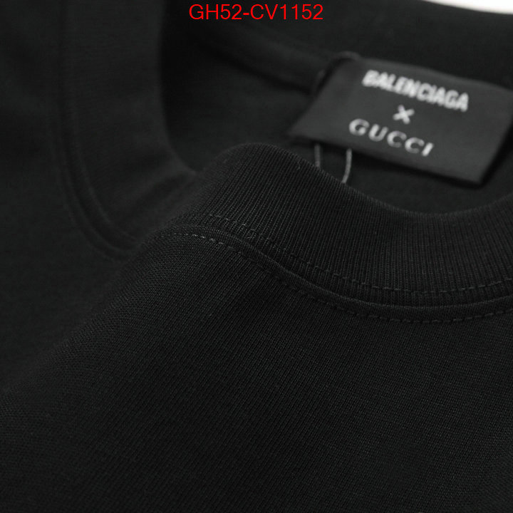 Clothing-Balenciaga,the top ultimate knockoff , ID: CV1152,$: 52USD