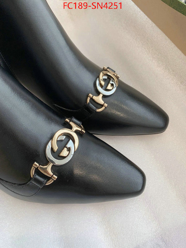 Women Shoes-Gucci,1:1 replica wholesale , ID: SN4251,$: 189USD