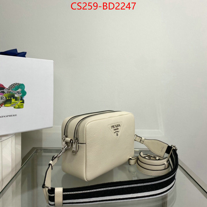 Prada Bags(TOP)-Diagonal-,ID: BD2247,$: 259USD