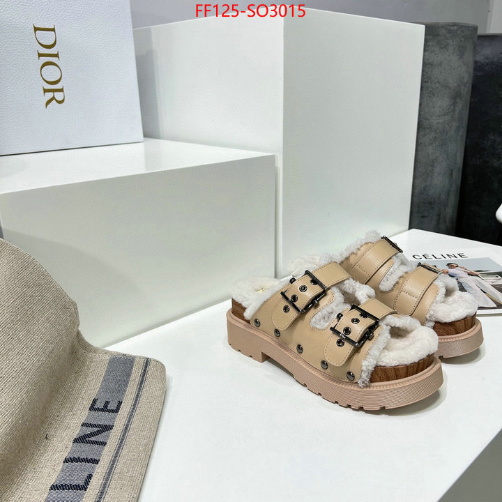 Women Shoes-Dior,practical and versatile replica designer , ID: SO3015,$: 125USD