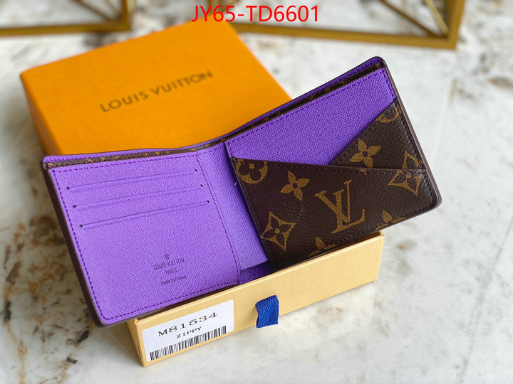 LV Bags(TOP)-Wallet,ID: TD6601,$: 65USD