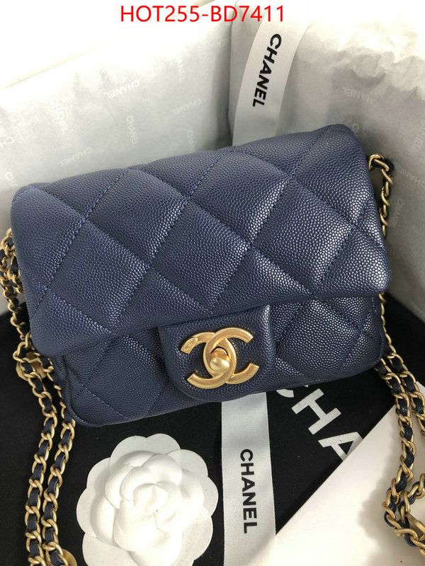 Chanel Bags(TOP)-Diagonal-,ID: BD7411,$: 255USD