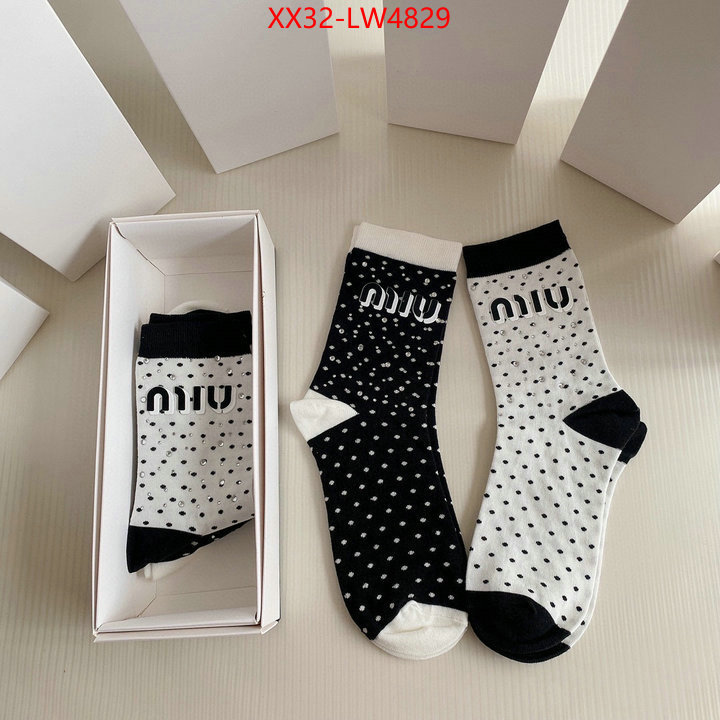 Sock-Miu Miu,at cheap price , ID: LW4829,$: 32USD