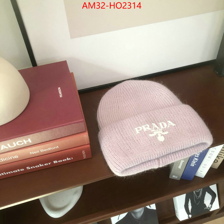 Cap (Hat)-Prada,replica us , ID: HO2314,$: 32USD