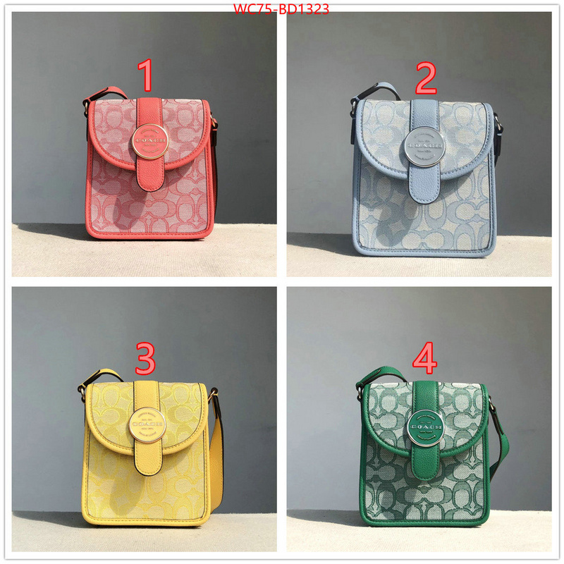 Coach Bags(4A)-Diagonal,2023 replica ,ID: BD1323,$: 75USD