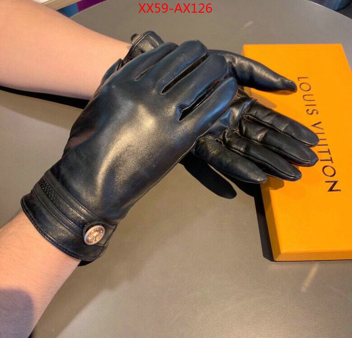 Gloves-LV,luxury cheap replica , ID: AX126,$: 59USD