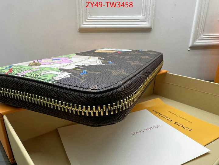 LV Bags(4A)-Wallet,wholesale 2023 replica ,ID: TW3458,$: 49USD