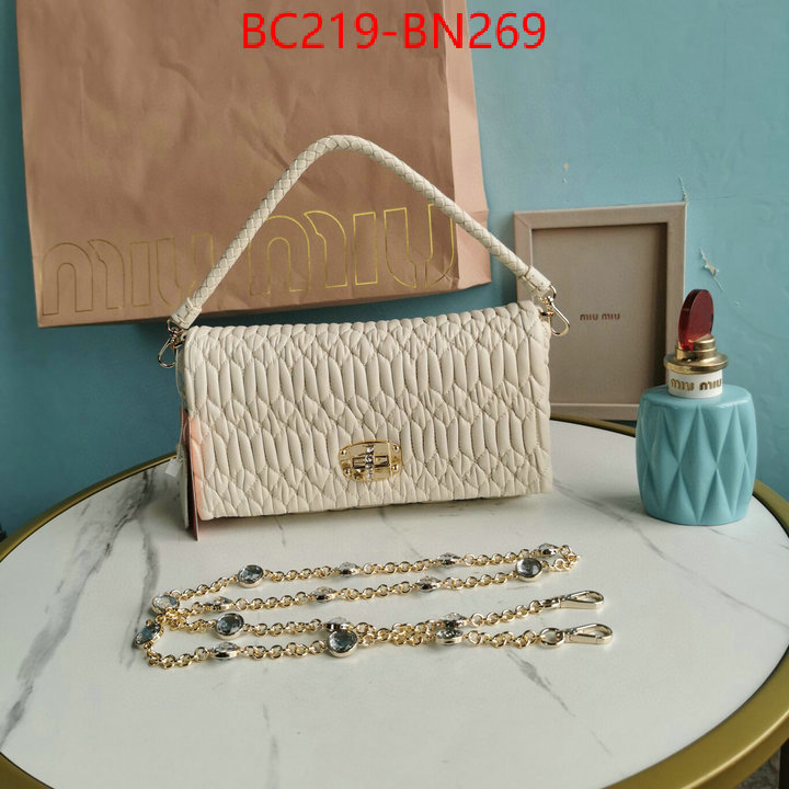 Miu Miu Bags(TOP)-Diagonal-,sellers online ,ID: BN269,$: 219USD