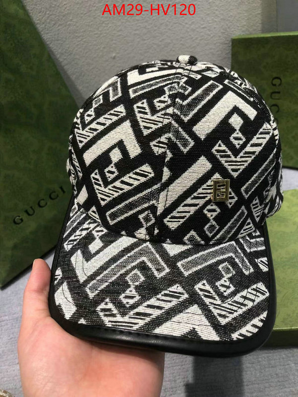 Cap (Hat)-Fendi,cheap high quality replica , ID: HV120,$: 29USD