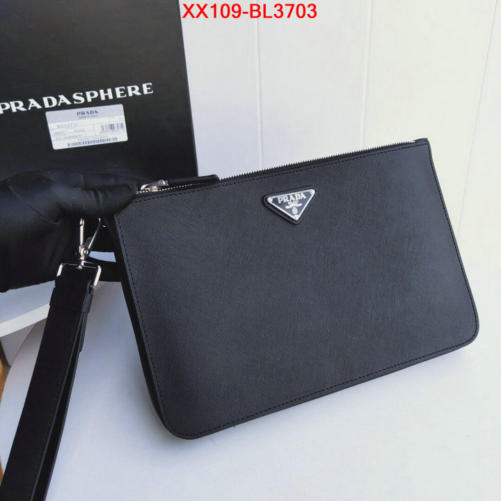 Prada Bags(TOP)-Clutch-,ID: BL3703,$: 109USD