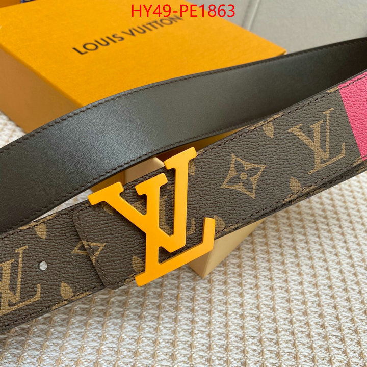 Belts-LV,outlet 1:1 replica , ID: PE1863,$: 49USD