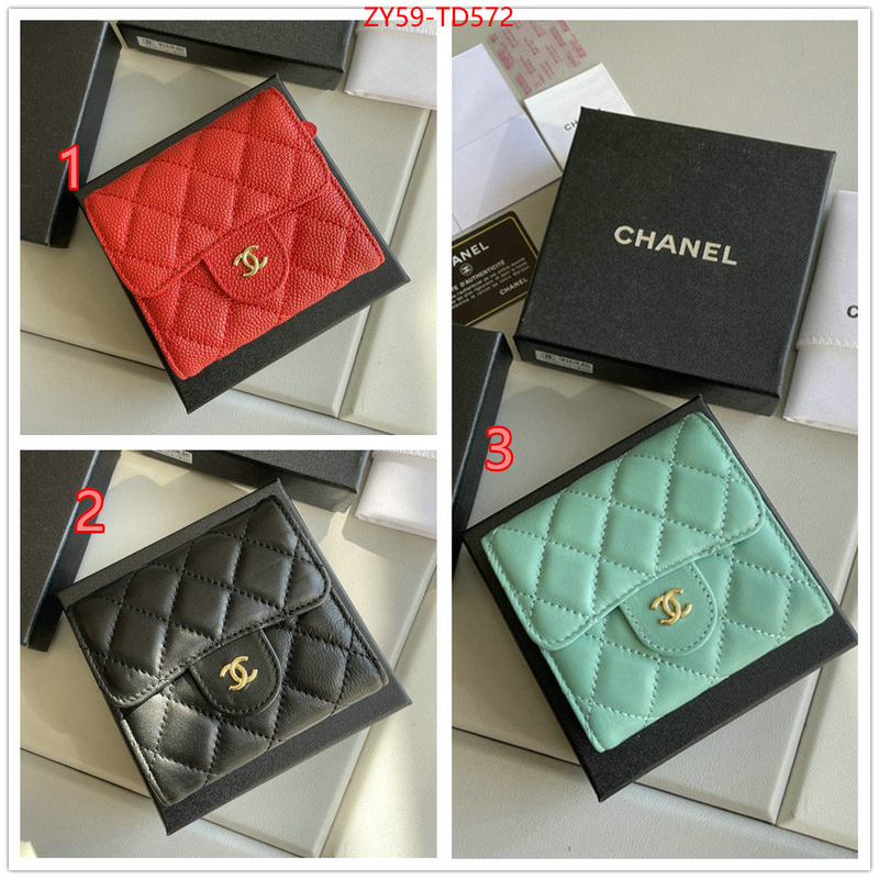 Chanel Bags(4A)-Wallet-,ID: TD572,$: 59USD