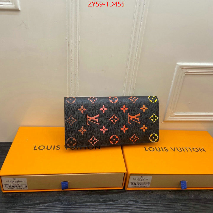 LV Bags(4A)-Wallet,ID: TD455,$: 59USD
