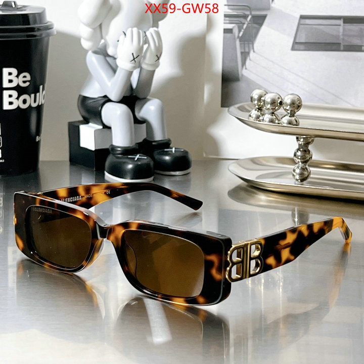 Glasses-Balenciaga,only sell high-quality , ID: GW58,$: 59USD