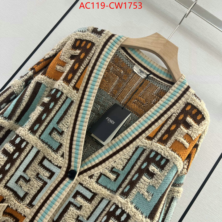 Clothing-Fendi,designer 7 star replica , ID: CW1753,$: 119USD