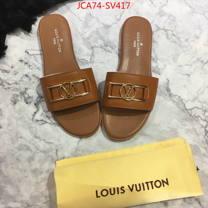 Women Shoes-LV,what 1:1 replica , ID: SV417,$:74USD