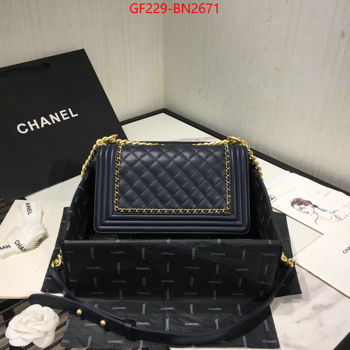 Chanel Bags(TOP)-Diagonal-,ID: BN2671,$: 229USD