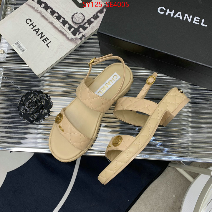 Women Shoes-Chanel,fake , ID: SE4005,$: 125USD