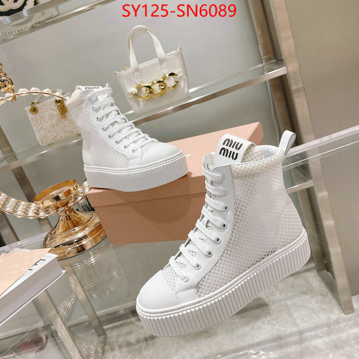 Women Shoes-Miu Miu,7 star quality designer replica , ID: SN6089,$: 125USD