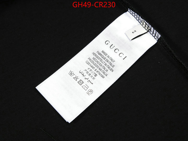 Clothing-Gucci,top perfect fake , ID: CR230,$: 49USD