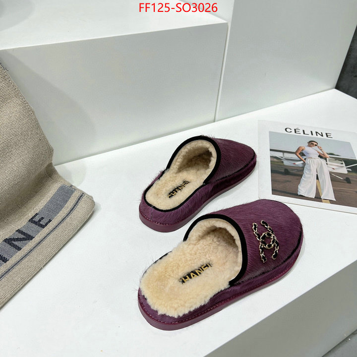 Women Shoes-Chanel,how quality , ID: SO3026,$: 125USD