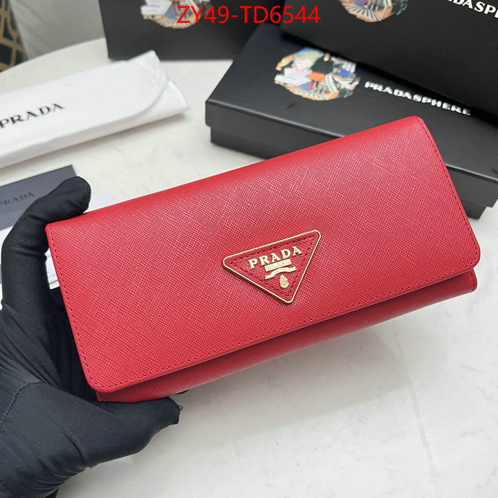 Prada Bags(4A)-Wallet,copy ,ID: TD6544,$: 49USD