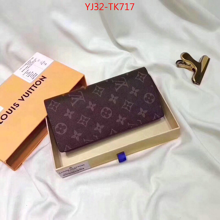 LV Bags(4A)-Wallet,ID: TK717,$:32USD