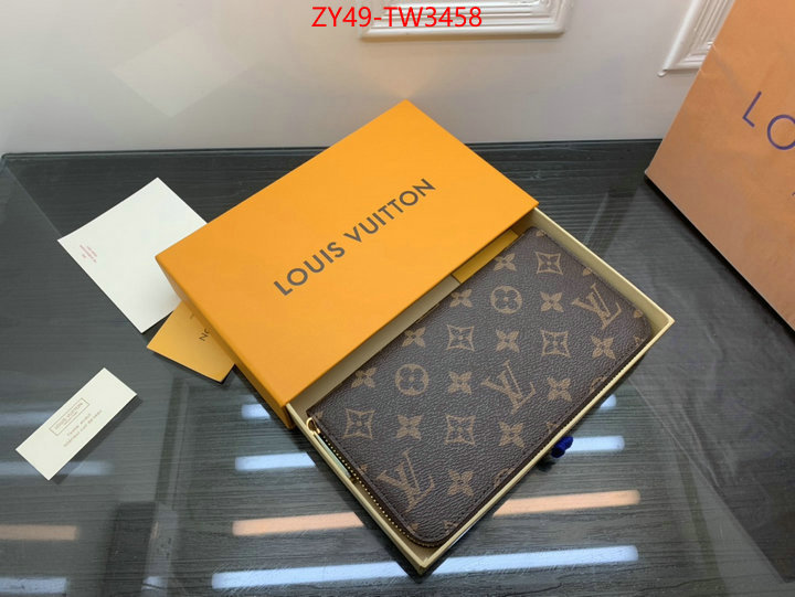 LV Bags(4A)-Wallet,wholesale 2023 replica ,ID: TW3458,$: 49USD