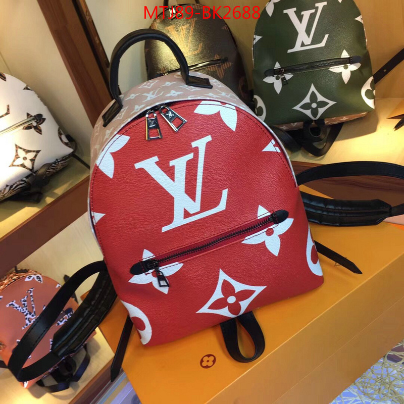 LV Bags(4A)-Backpack-,ID: BK2688,$:99USD