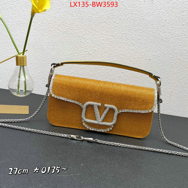 Valentino Bags(4A)-LOC-V Logo ,best designer replica ,ID: BW3593,$: 135USD