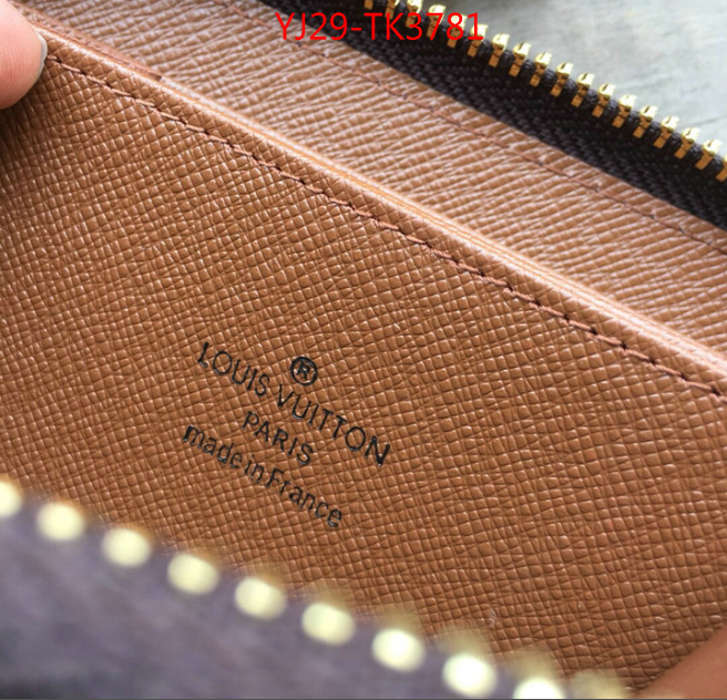 LV Bags(4A)-Wallet,ID: TK3781,$:29USD