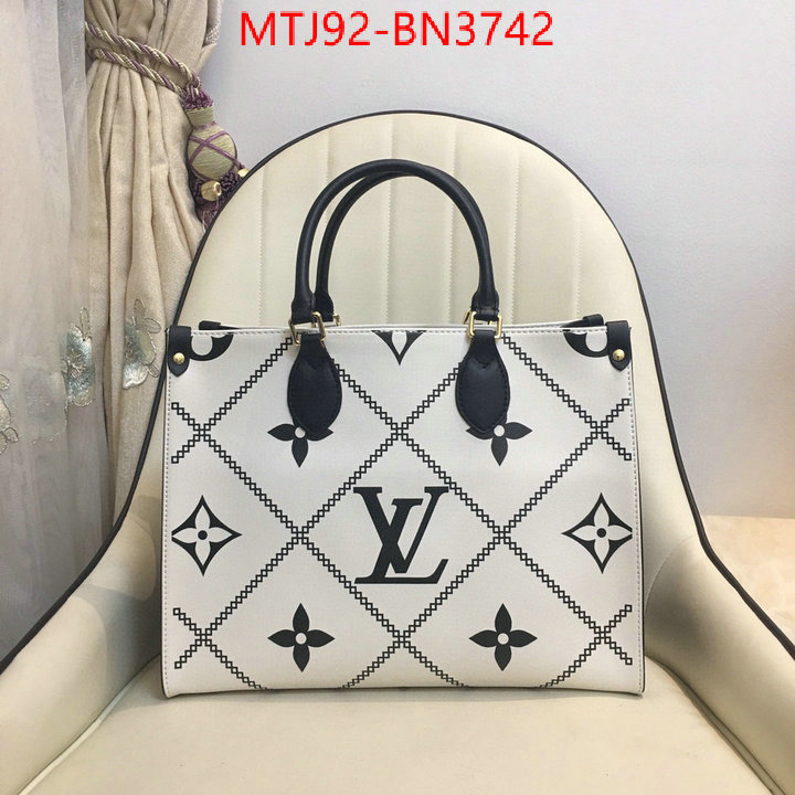 LV Bags(4A)-Handbag Collection-,ID: BN3742,$: 92USD