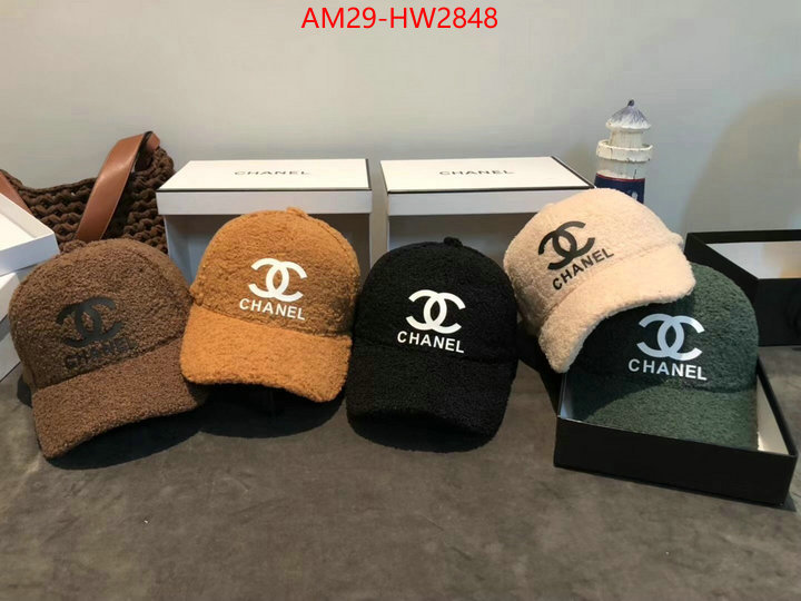 Cap (Hat)-Chanel,what's the best place to buy replica , ID: HW2848,$: 29USD