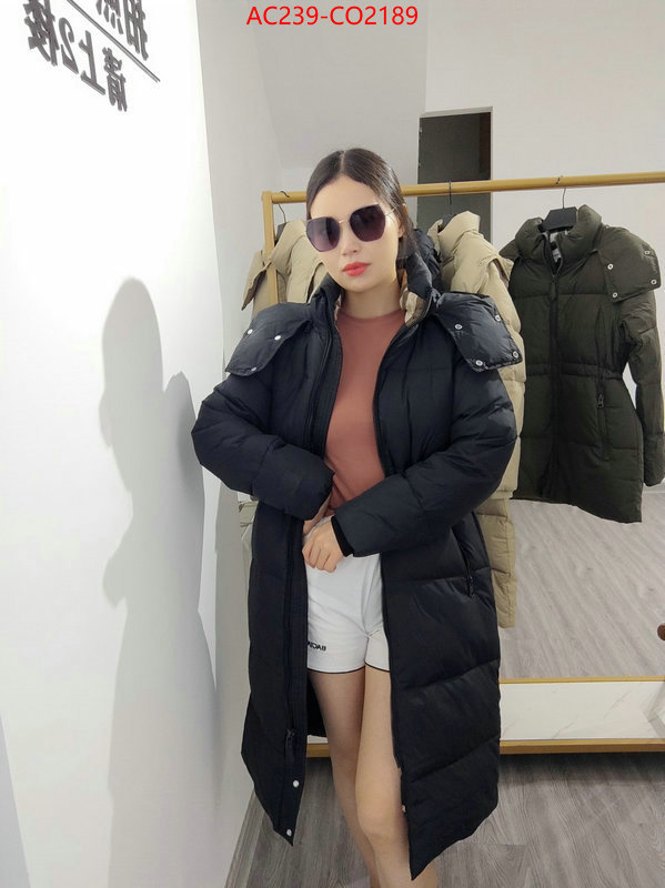 Down jacket Women-Burberry,wholesale imitation designer replicas , ID: CO2189,$: 239USD