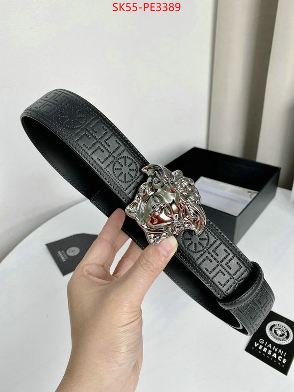 Belts-Versace,at cheap price , ID: PE3389,$: 55USD