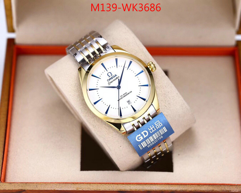 Watch(4A)-Omega,highest quality replica , ID: WK3686,$:139USD