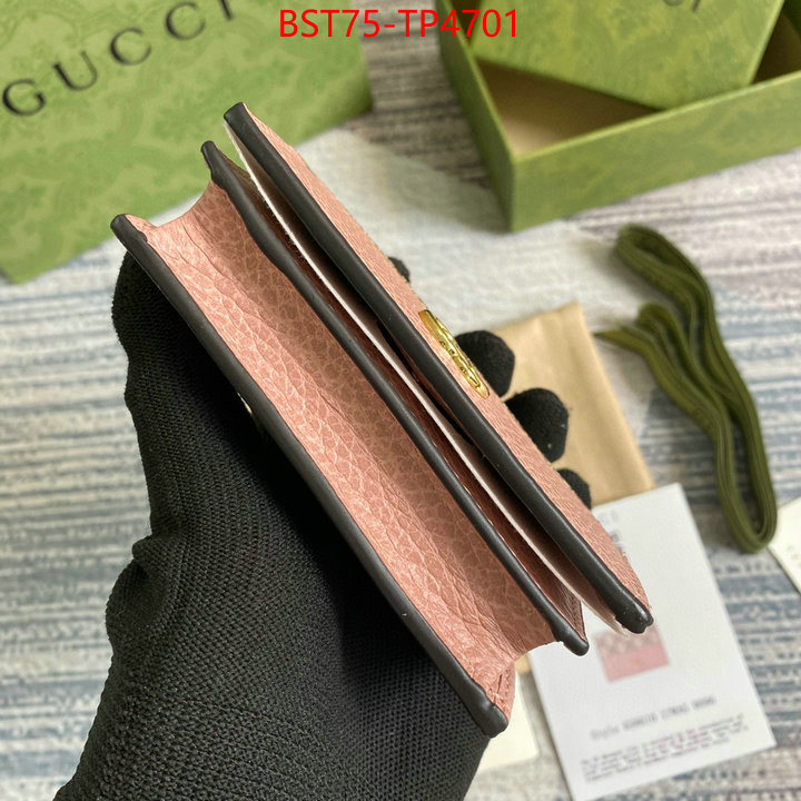 Gucci Bags(TOP)-Wallet-,ID: TP4701,$: 75USD