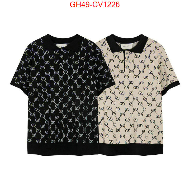 Clothing-Gucci,cheap online best designer , ID: CV1226,$: 49USD