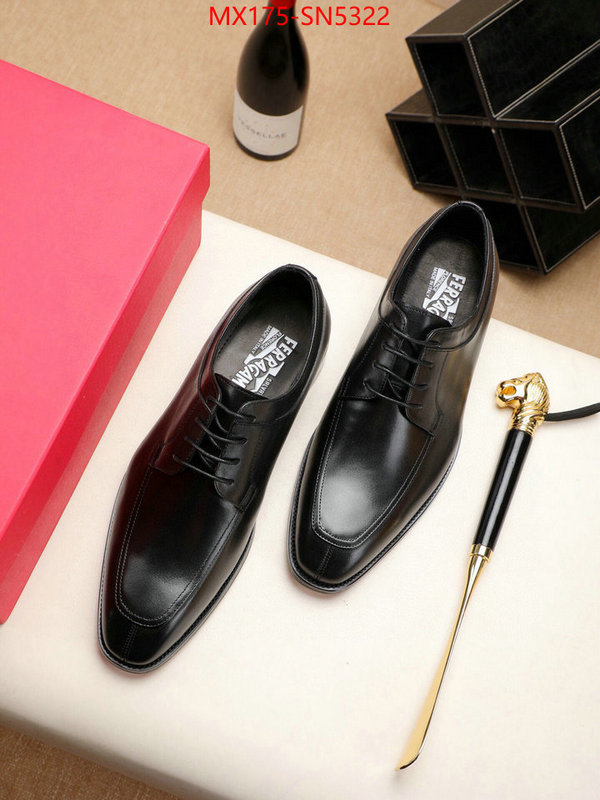 Men shoes-Ferragamo,1:1 replica wholesale , ID: SN5322,$: 175USD