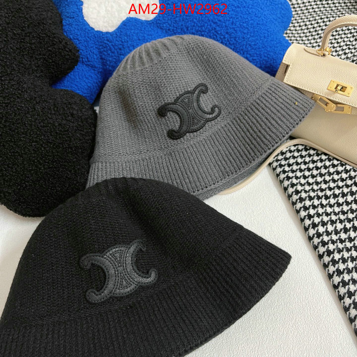 Cap (Hat)-Celine,fake designer , ID: HW2962,$: 29USD