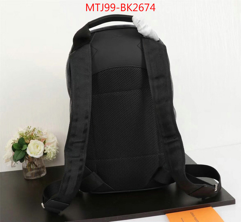 LV Bags(4A)-Backpack-,ID: BK2674,$:99USD