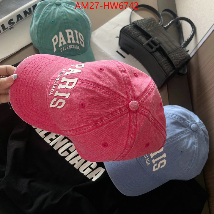 Cap (Hat)-Balenciaga,2023 perfect replica designer , ID: HW6742,$: 27USD