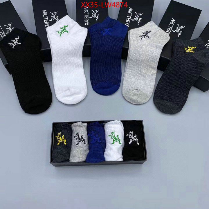 Sock-Arcteryx,replica 1:1 high quality , ID: LW4874,$: 35USD